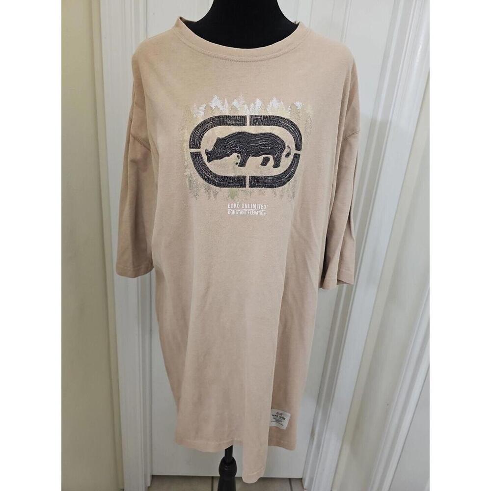 Vintage Ecko Unlimited T-Shirt‎ XL Brown 1972 The Classic Constant Elevation